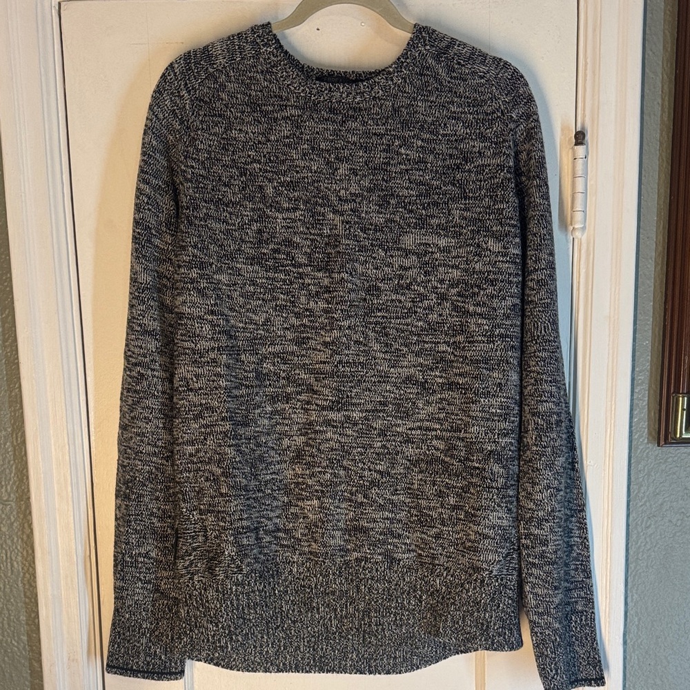 Icebreaker Charcoal and Black Crewneck Sweater